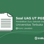 Soal UT PGSD