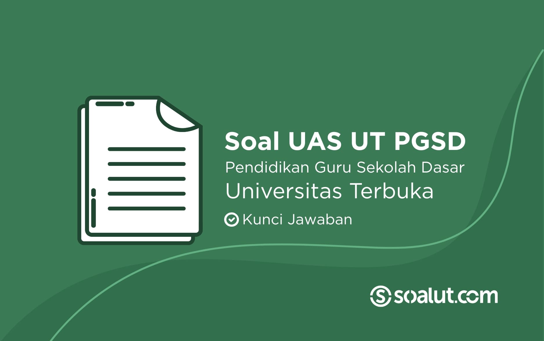Soal UT PGSD
