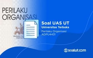 Soal UAS UT ADPU4431 Perilaku Organisasi dan Kunci Jawaban