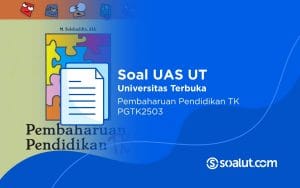 Soal UAS UT PGTK2503 Pembaharuan Pendidikan TK dan Kunci Jawaban