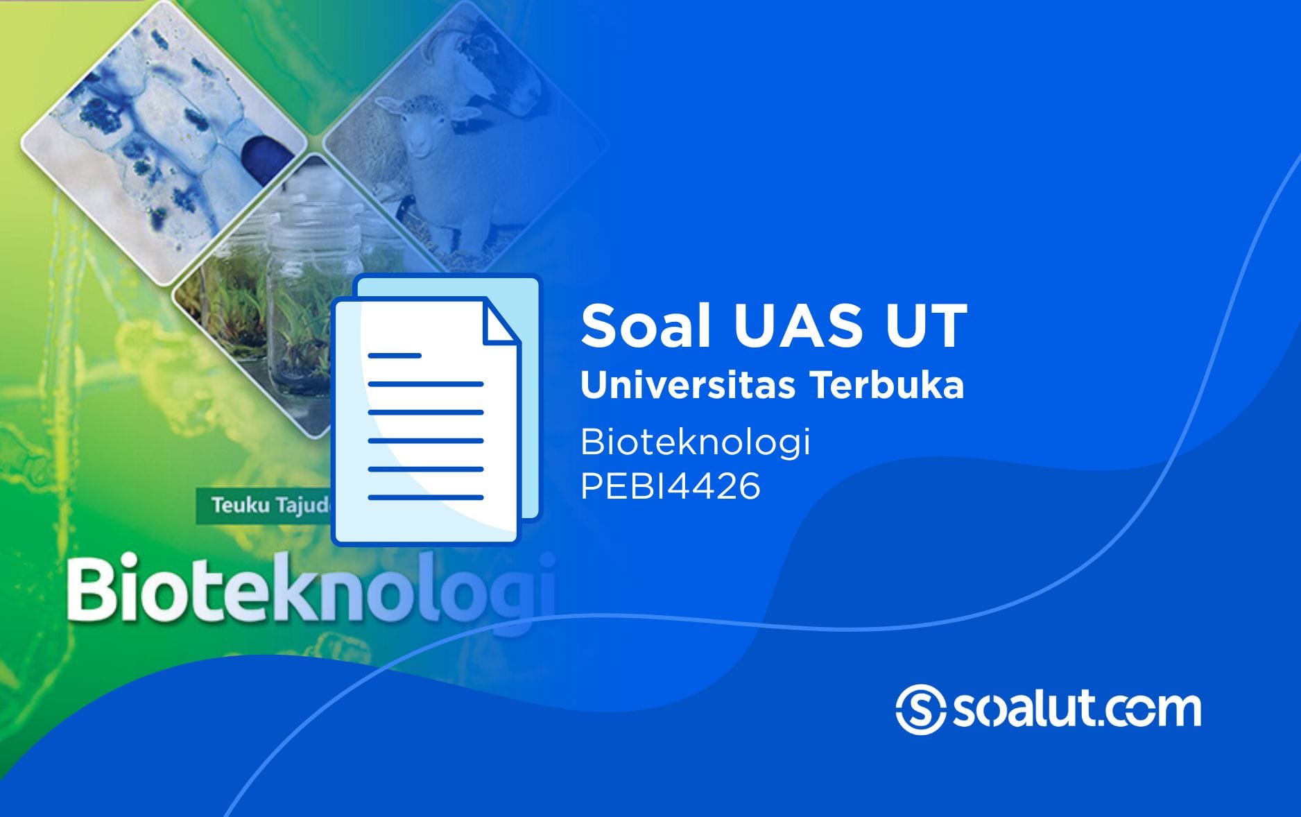 Soal UT PEBI4426 Bioteknologi