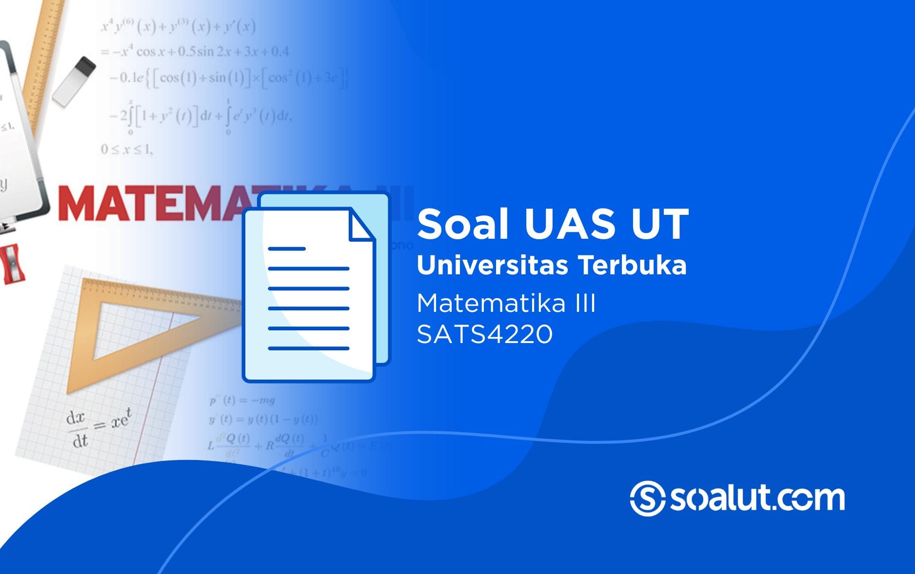 Soal UT SATS4220 Matematika III